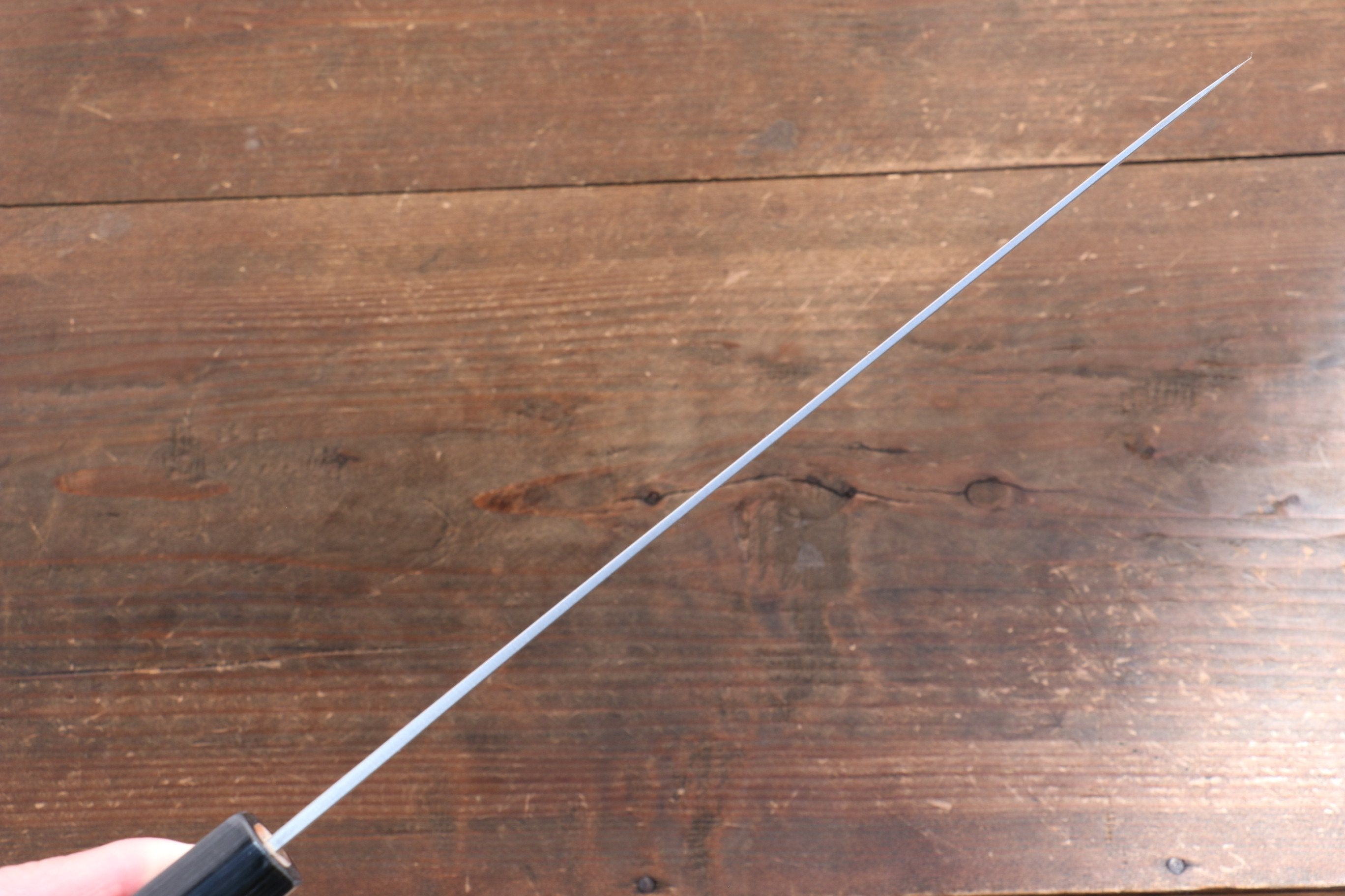 Nao Yamamoto SRS13 Black Damascus Gyuto 210mm Cherry Blossoms Handle - Japanny - Best Japanese Knife