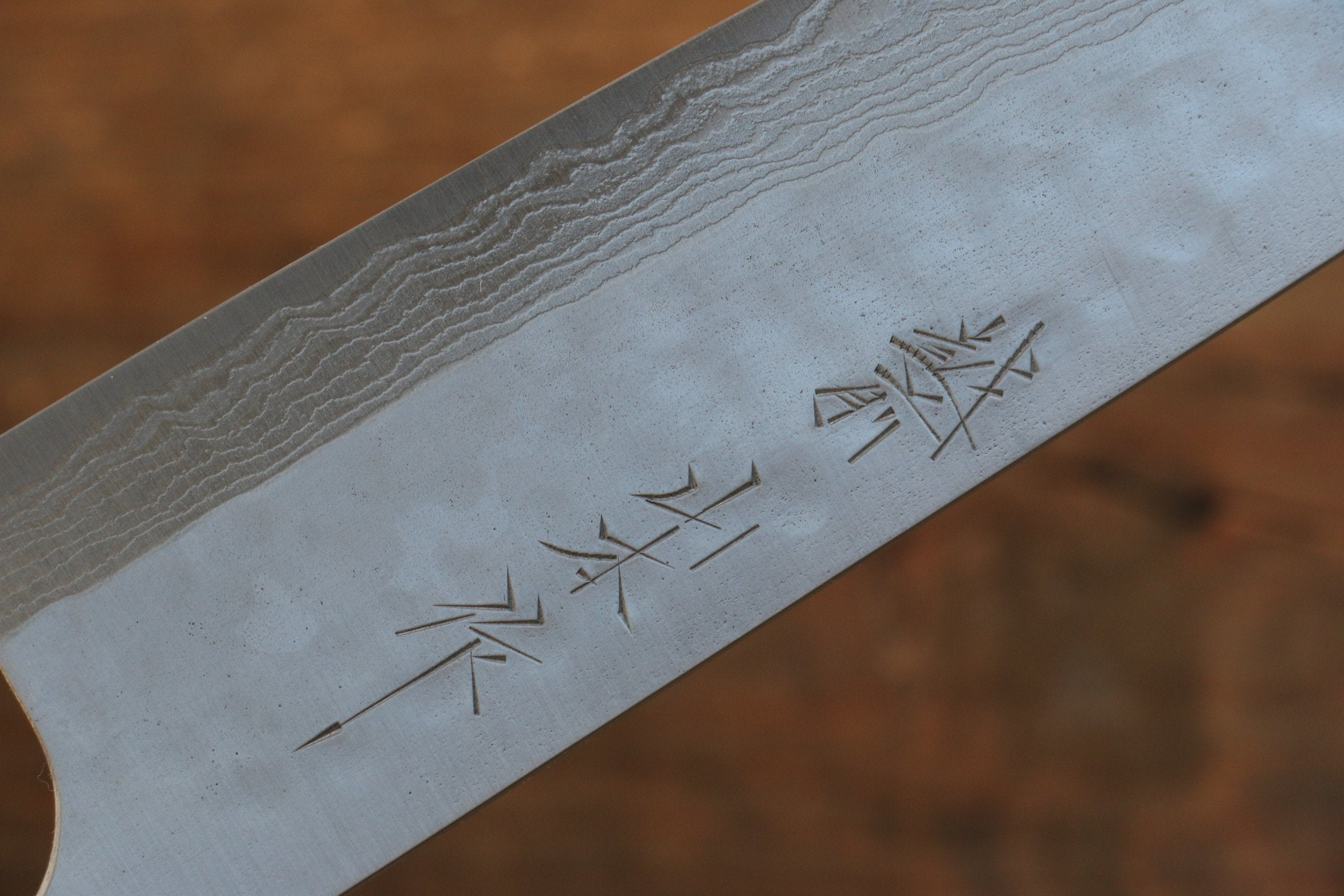 Nao Yamamoto SRS13 Black Damascus Santoku 165mm Cherry Blossoms Handle - Japanny - Best Japanese Knife