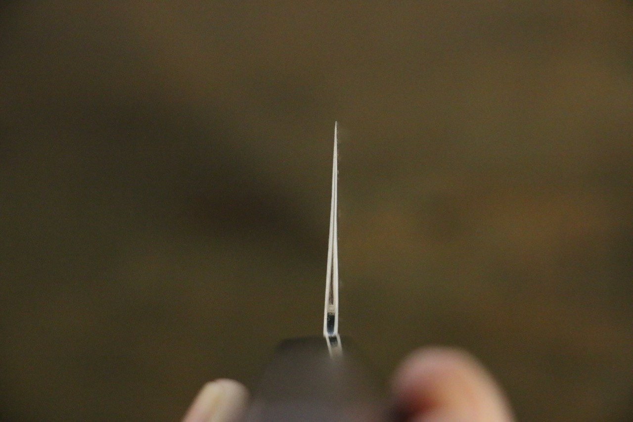 Sukenari ZDP189 Damascus Gyuto 210mm Shitan Handle - Japanny - Best Japanese Knife