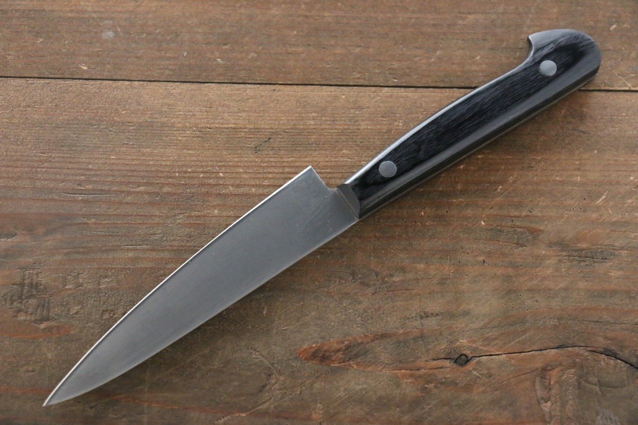 Iseya Molybdenum Petty-Utility 120mm Black Pakka wood Handle - Japanny - Best Japanese Knife