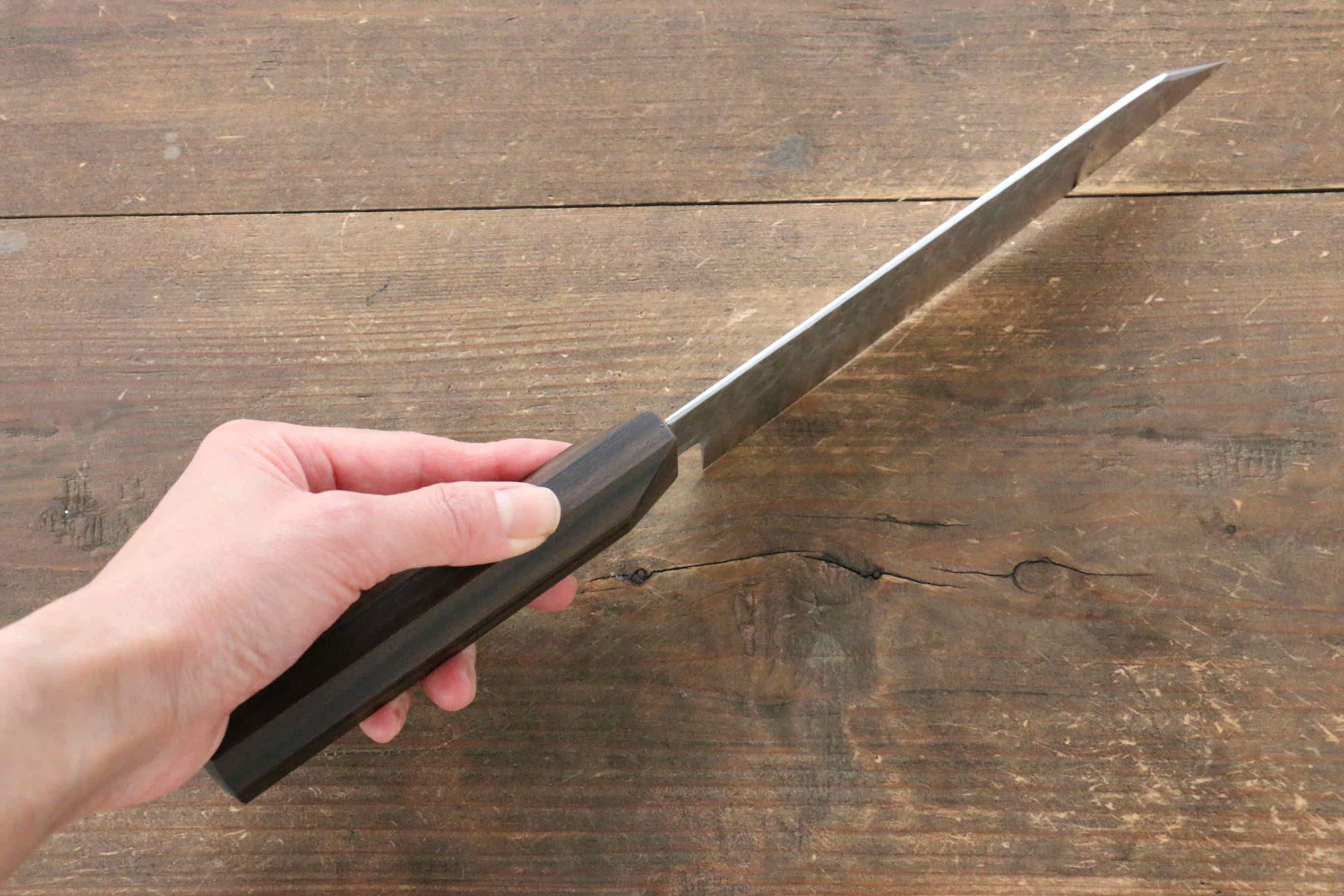 Jikko VG10 17 Layer Gyuto  170mm Ebony Wood Handle - Japanny - Best Japanese Knife