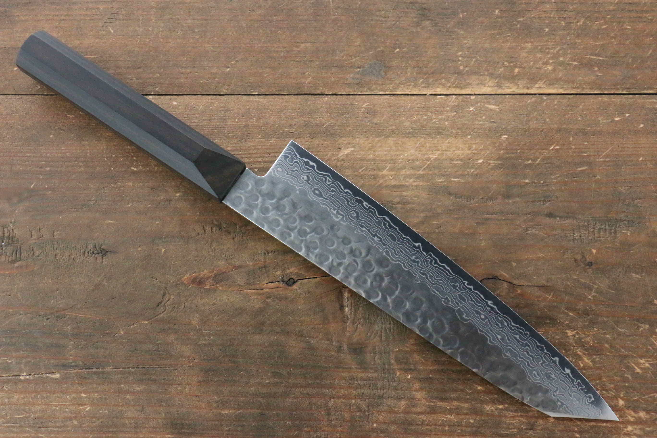 Jikko VG10 17 Layer Gyuto  200mm Ebony Wood Handle - Japanny - Best Japanese Knife