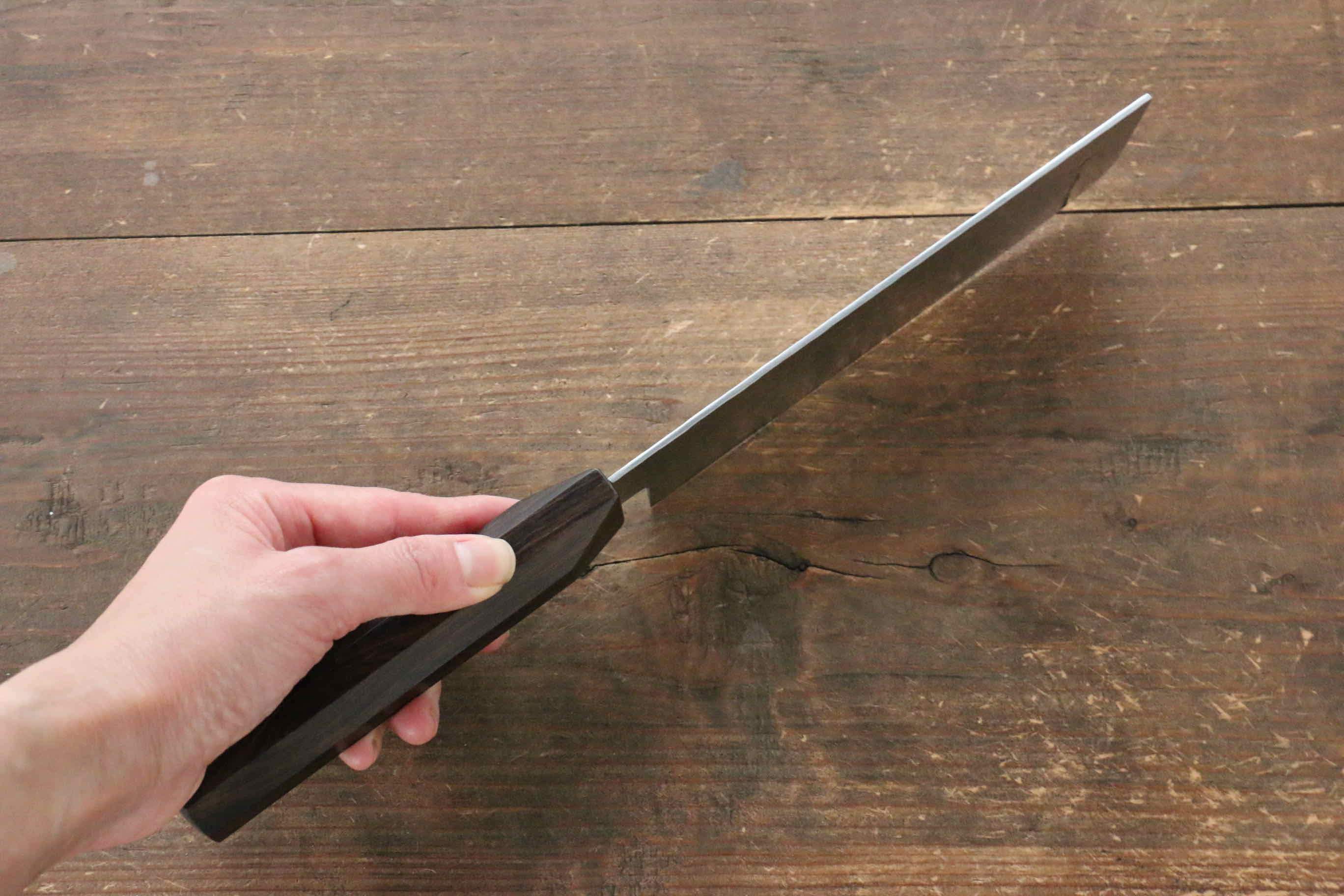 Jikko VG10 17 Layer Usuba  160mm Ebony Wood Handle - Japanny - Best Japanese Knife