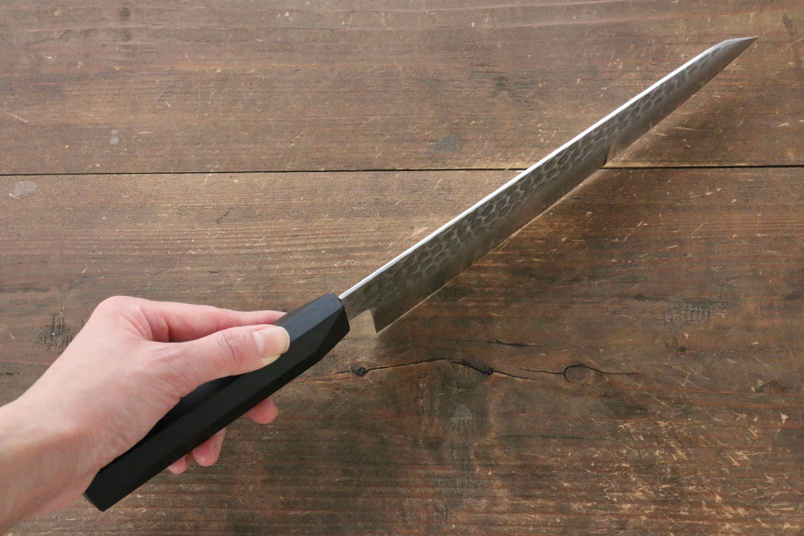 Jikko VG10 17 Layer Gyuto  230mm Ebony Wood Handle - Japanny - Best Japanese Knife