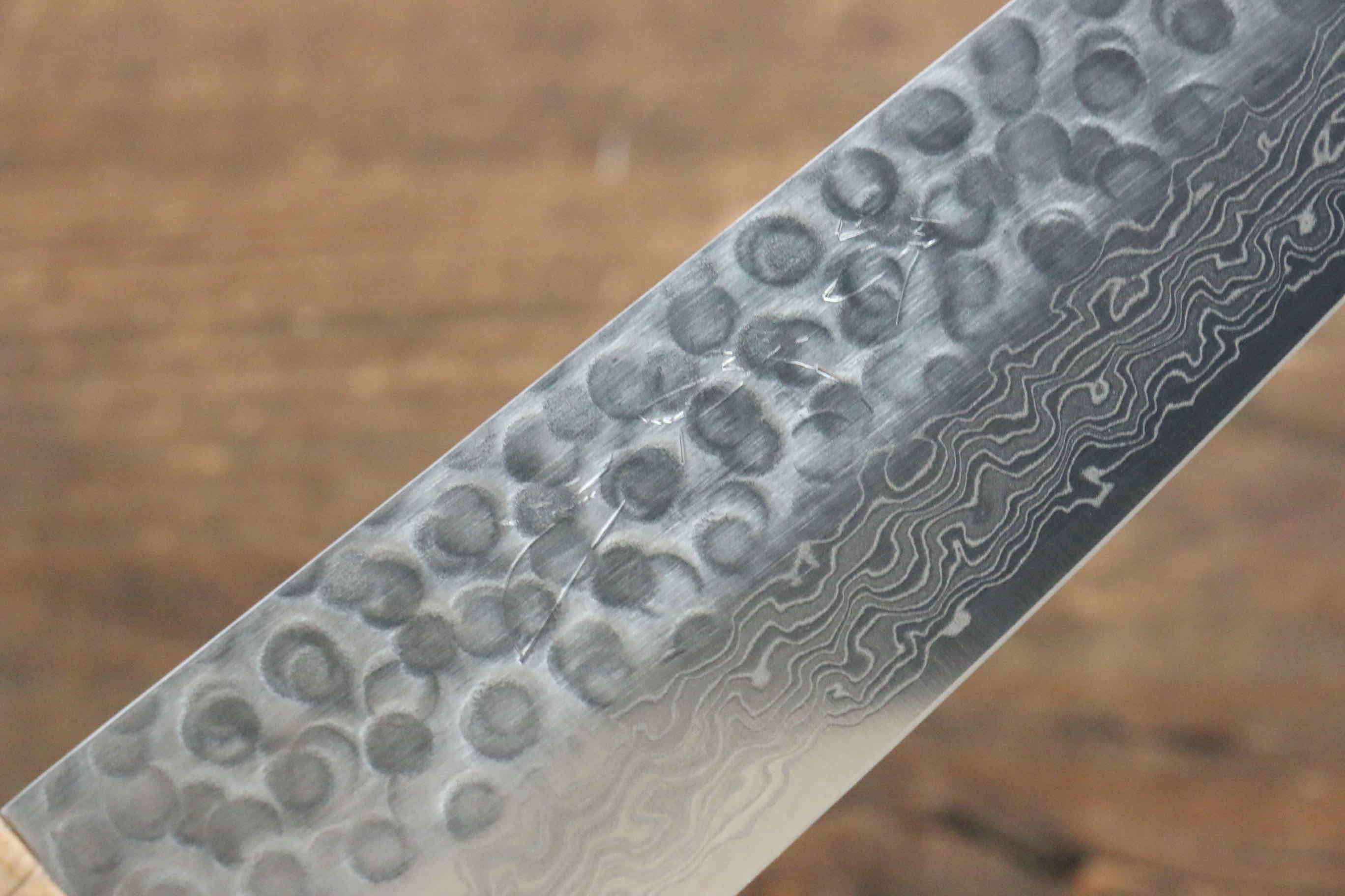 Jikko VG10 17 Layer Gyuto  170mm Oak Handle - Japanny - Best Japanese Knife