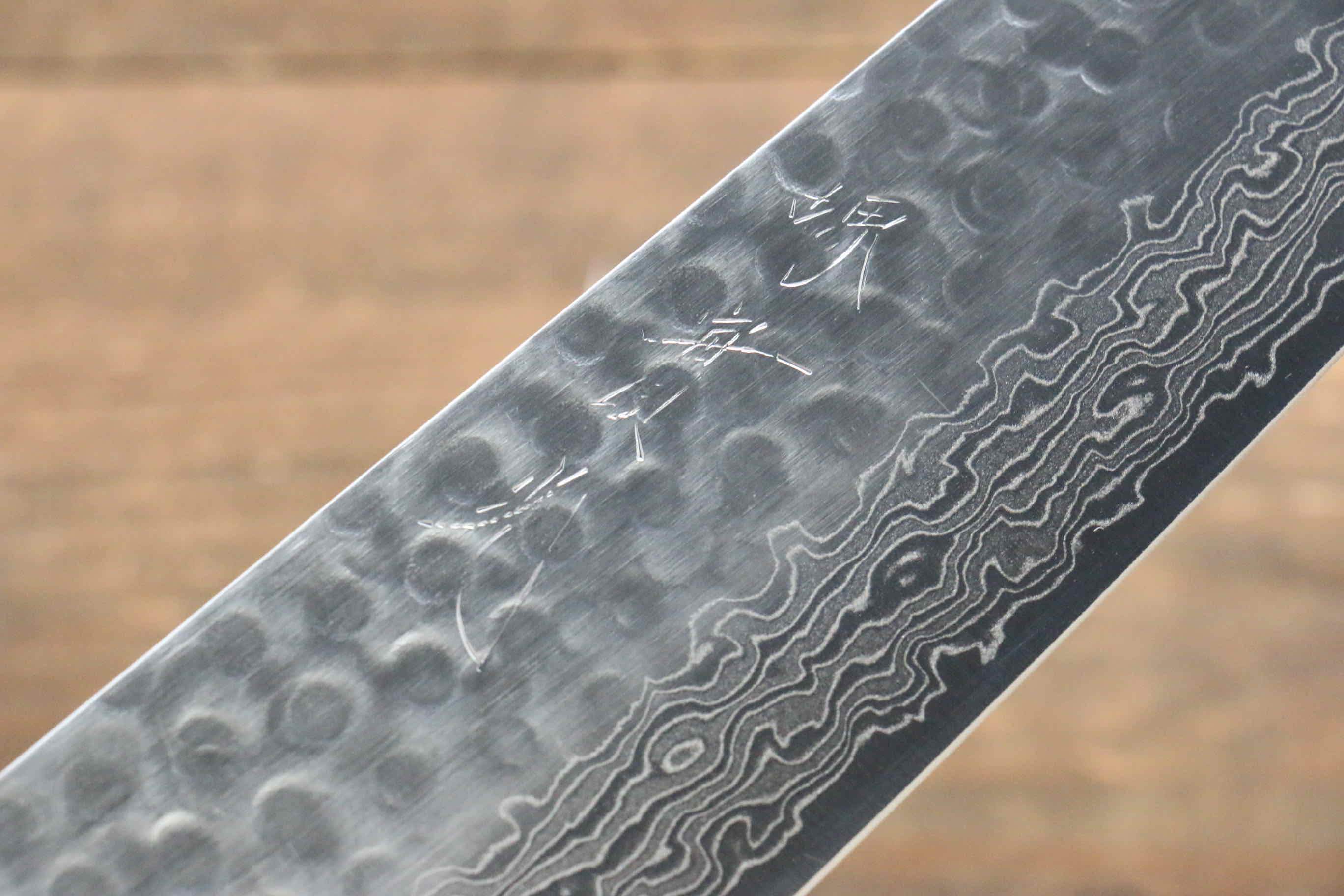 Jikko VG10 17 Layer Gyuto  200mm Oak Handle - Japanny - Best Japanese Knife