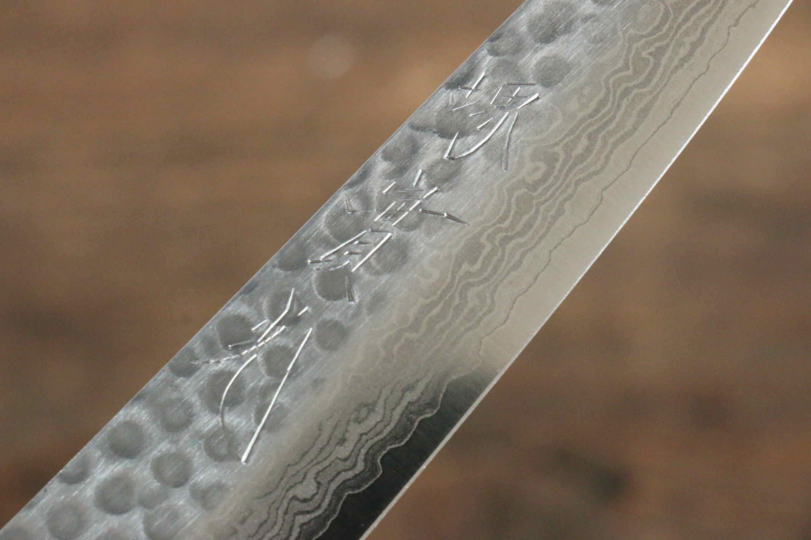 Jikko VG10 17 Layer Petty-Utility  135mm Mahogany Handle - Japanny - Best Japanese Knife