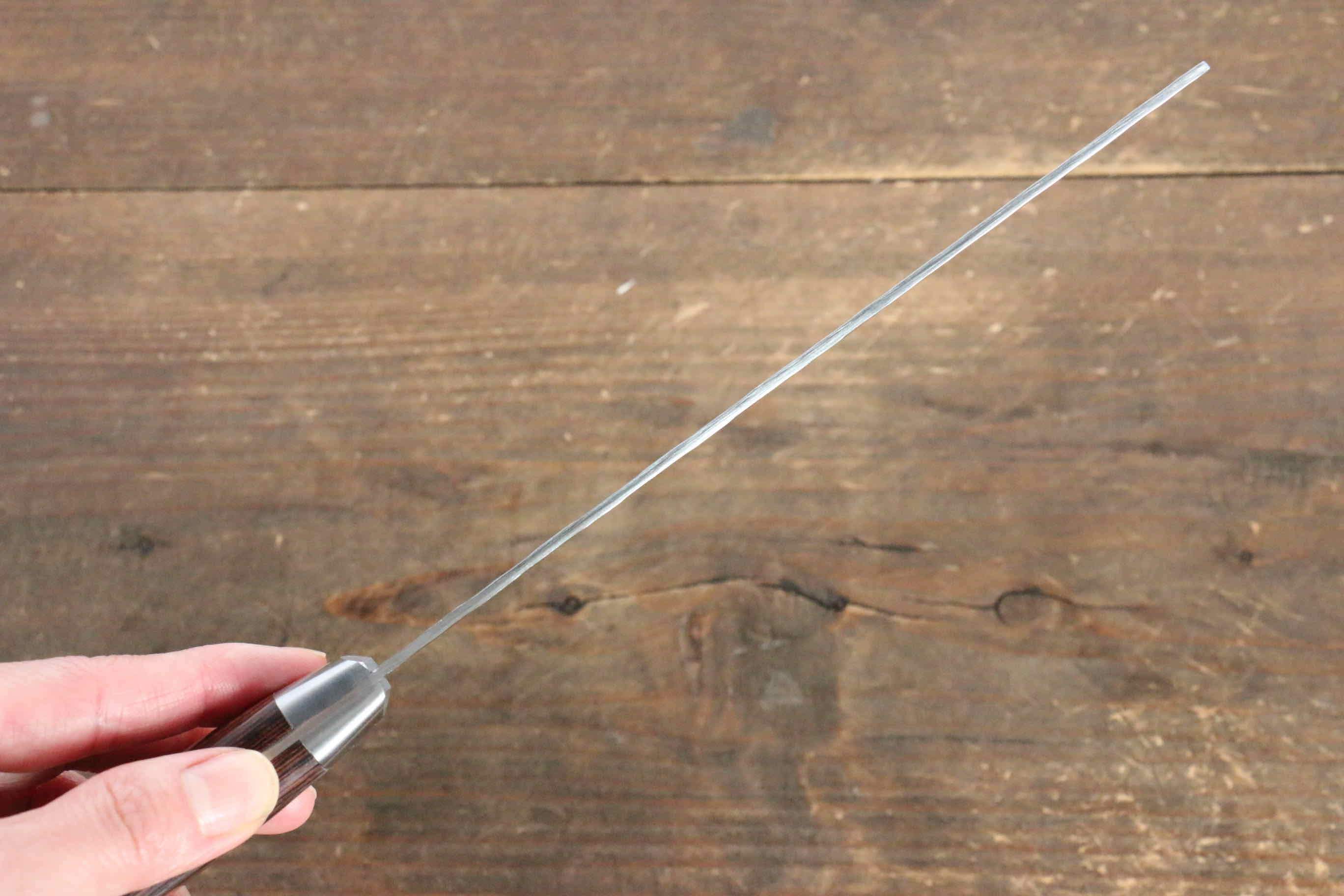 Jikko VG10 17 Layer Nakiri  160mm Mahogany Handle - Japanny - Best Japanese Knife