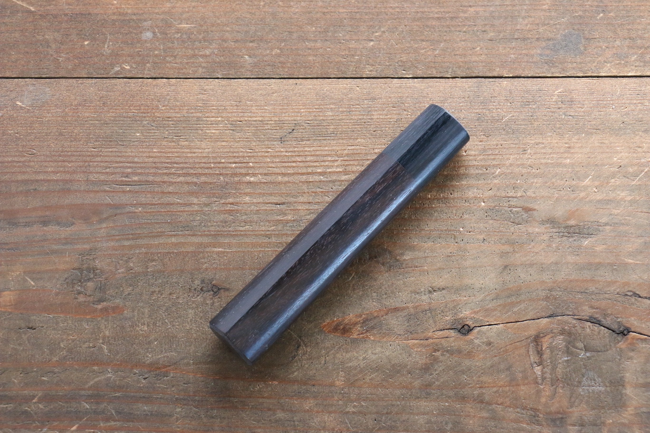 D-shape  Shitan Knife Handle for Petty Knife 150mm - Japanny - Best Japanese Knife