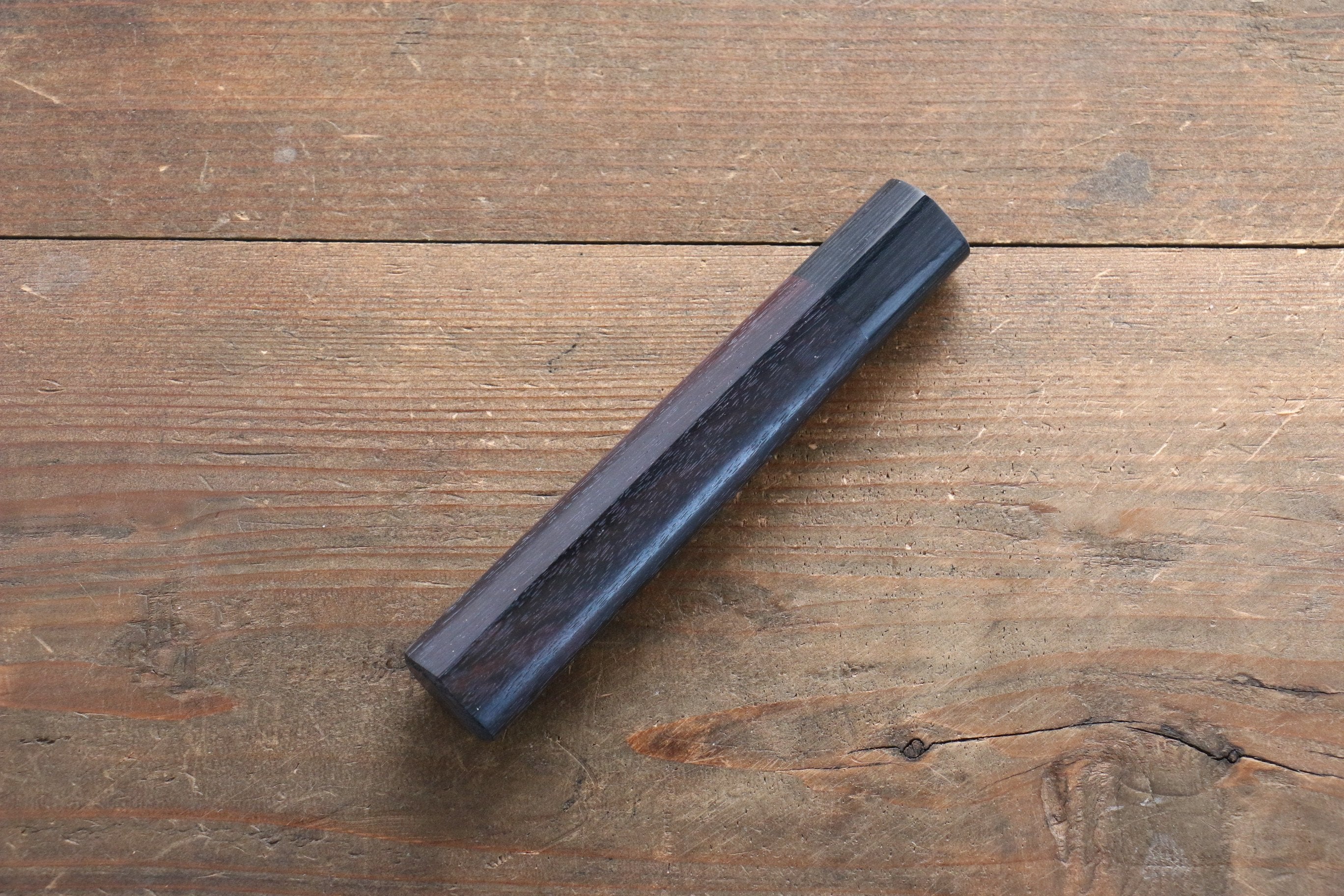 D-shape  Shitan Knife Handle for Sujihiki Knife 240mm - Japanny - Best Japanese Knife