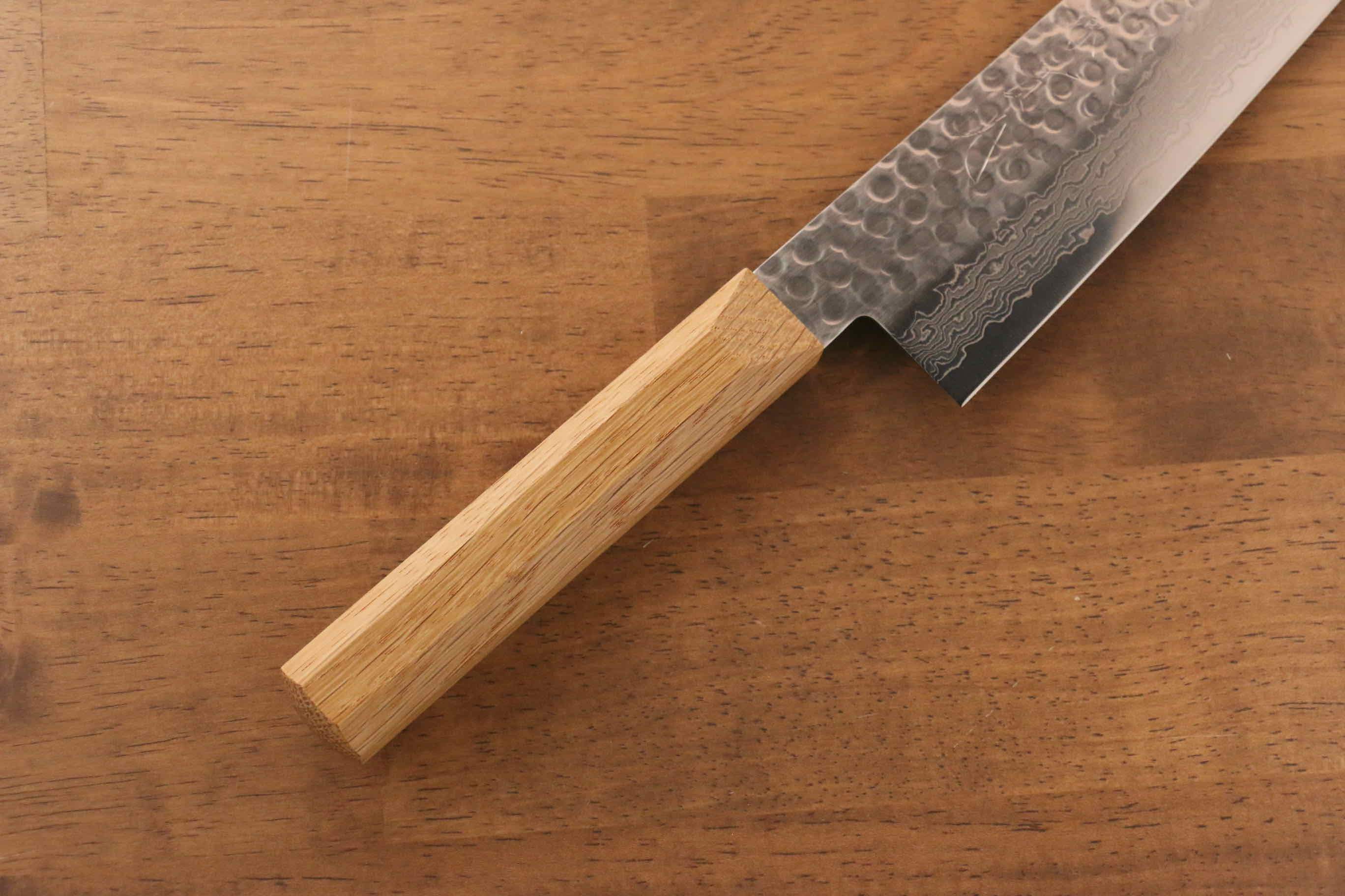 Jikko VG10 17 Layer Gyuto  230mm Oak Handle - Japanny - Best Japanese Knife