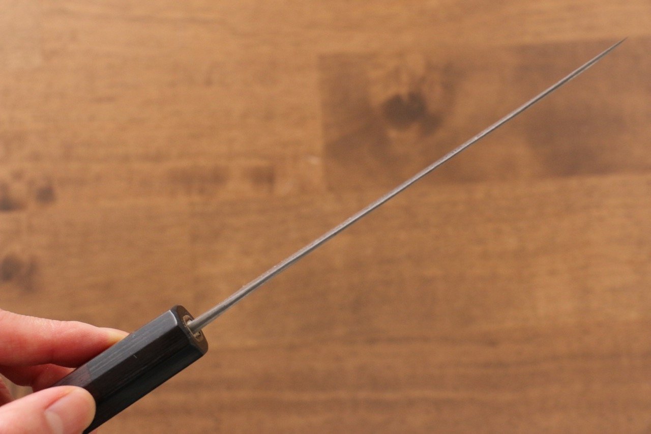 Masakage Kumo VG10 Damascus Petty-Utility 120mm Shitan Handle - Japanny - Best Japanese Knife