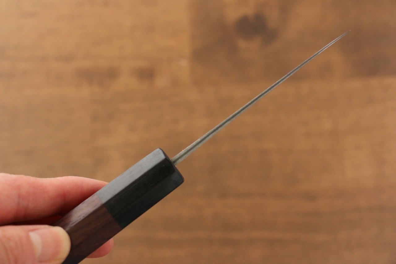 Masakage Kumo VG10 Damascus Petty-Utility  75mm Shitan Handle - Japanny - Best Japanese Knife