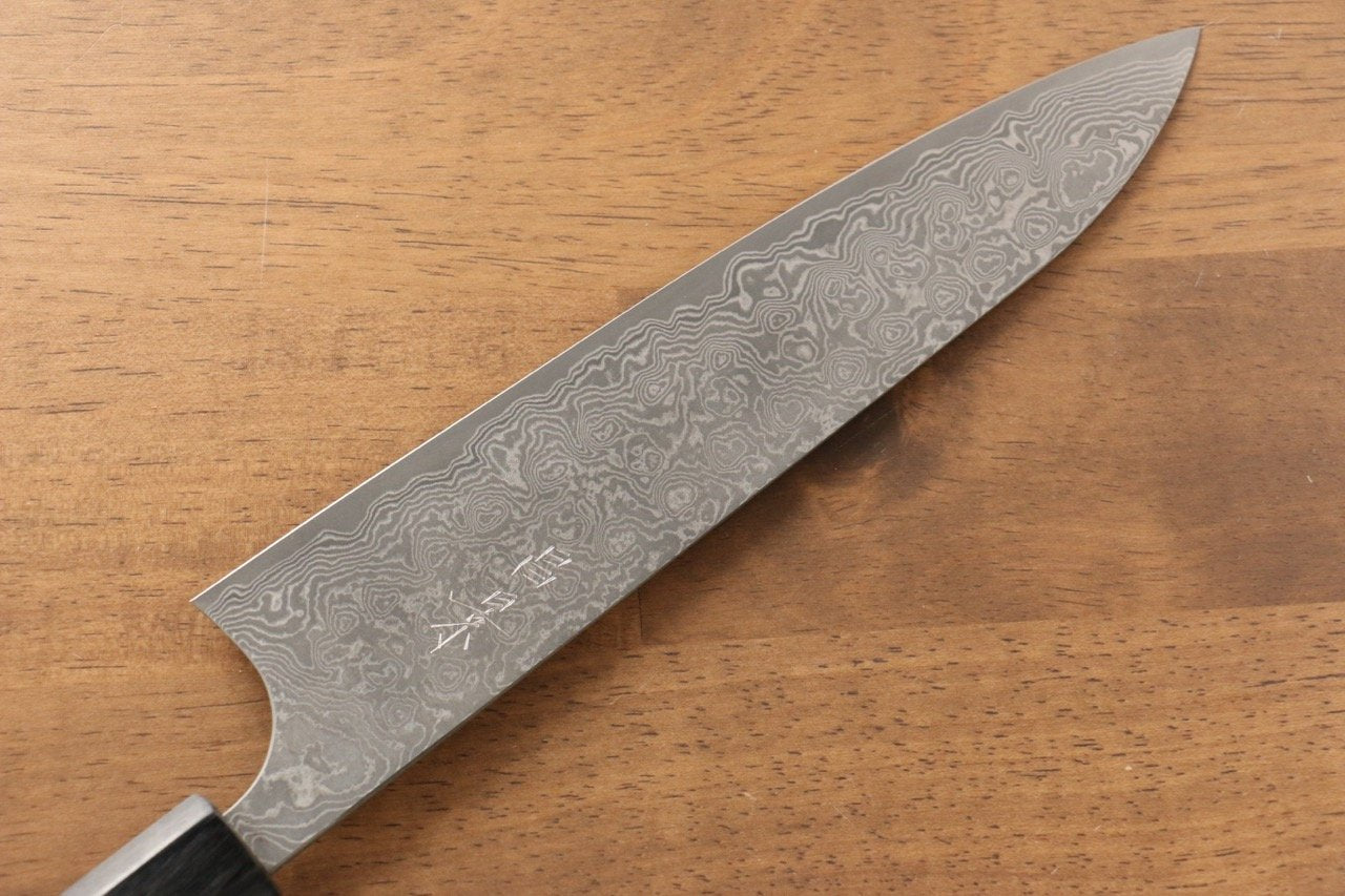 Masakage Kumo VG10 Damascus Gyuto 210mm Shitan Handle - Japanny - Best Japanese Knife