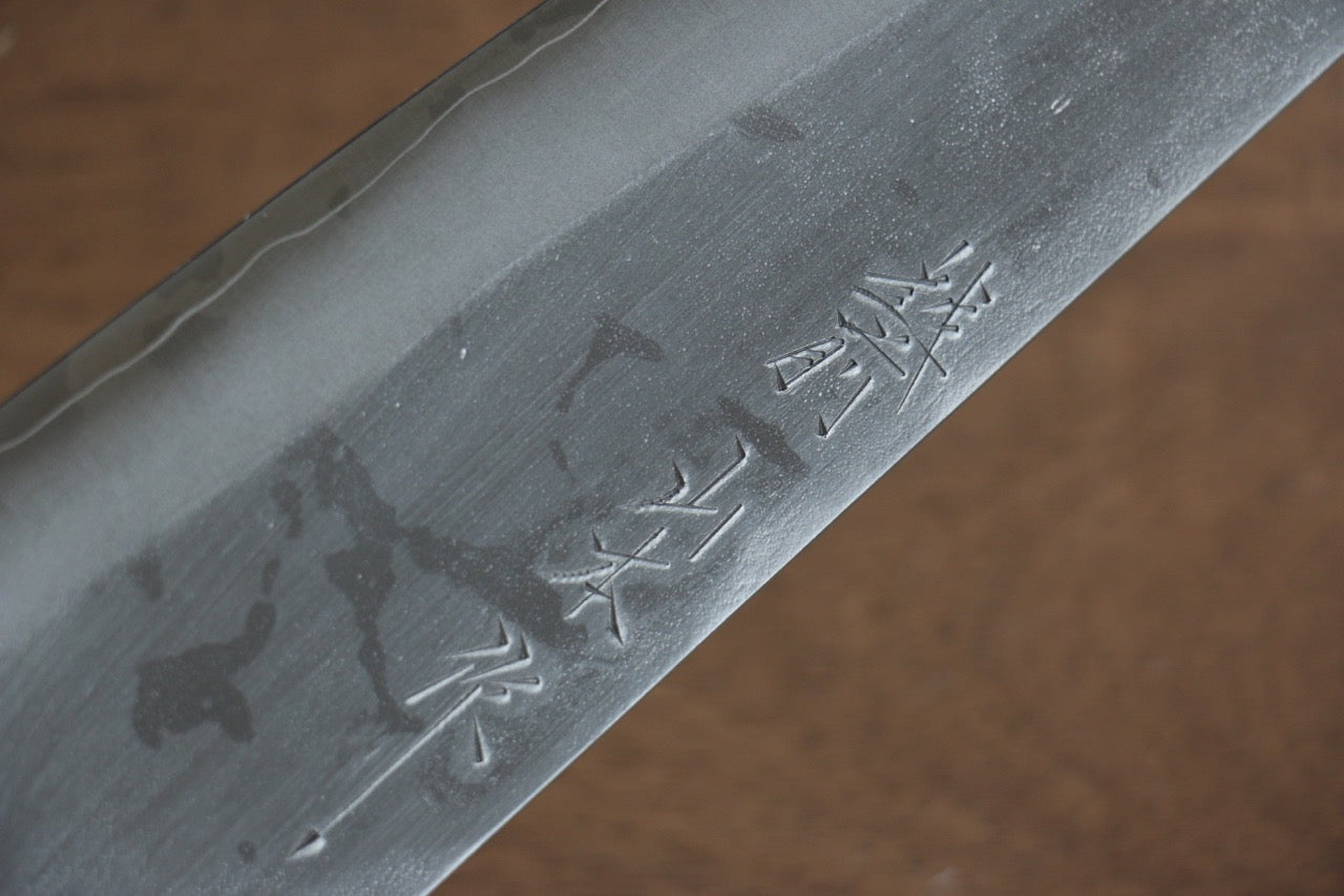 Nao Yamamoto Silver Steel No.3 Nashiji Bunka 180mm Walnut Handle - Japanny - Best Japanese Knife