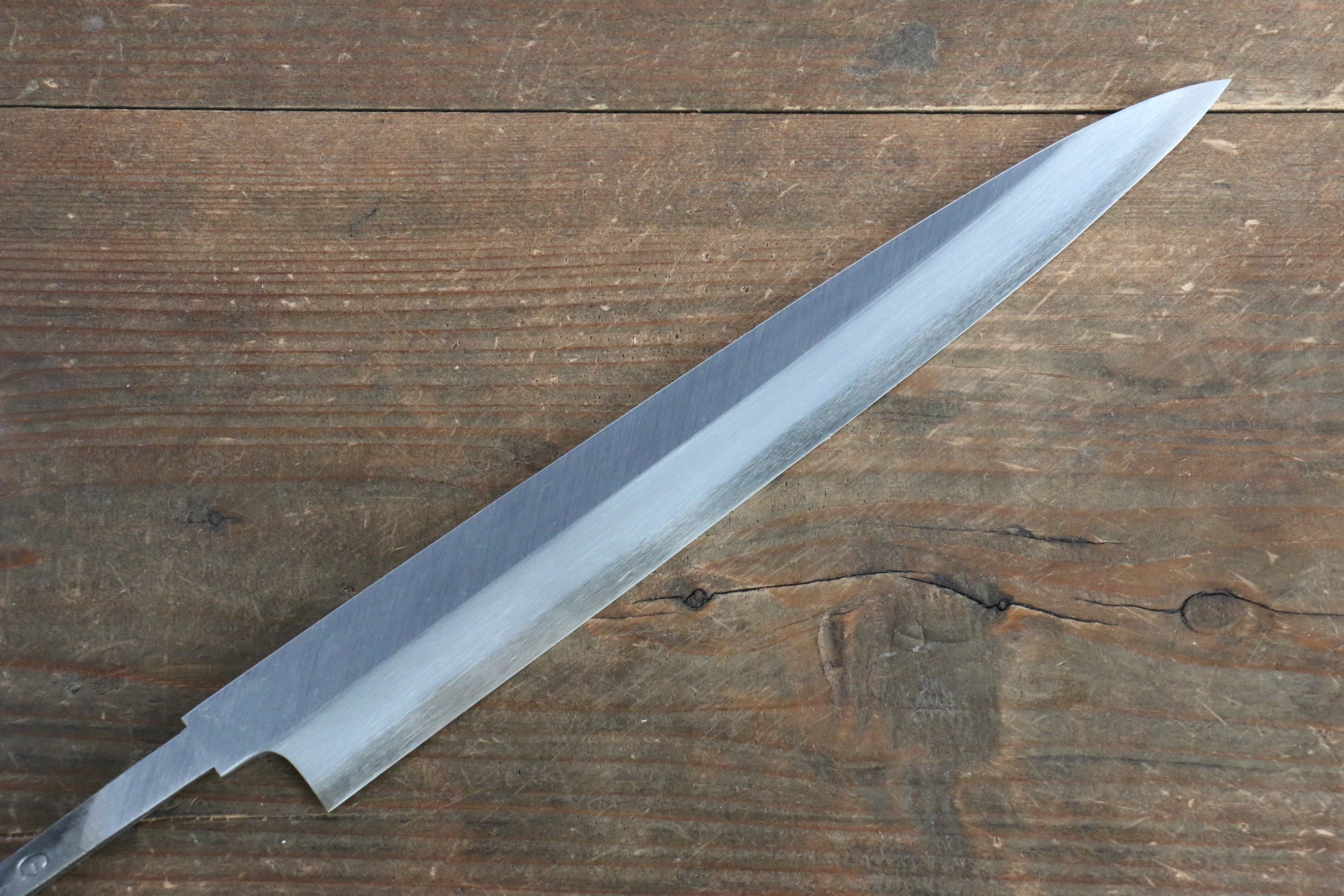 Minamoto Akitada Blue Steel No.1 DX Yanagiba 240mm (Blade only) - Japanny - Best Japanese Knife