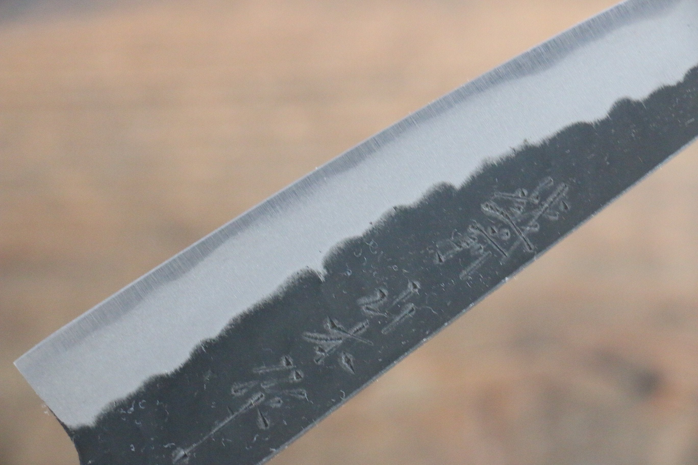 Nao Yamamoto Blue Steel Kurouchi Petty-Utility 135mm Walnut Handle - Japanny - Best Japanese Knife