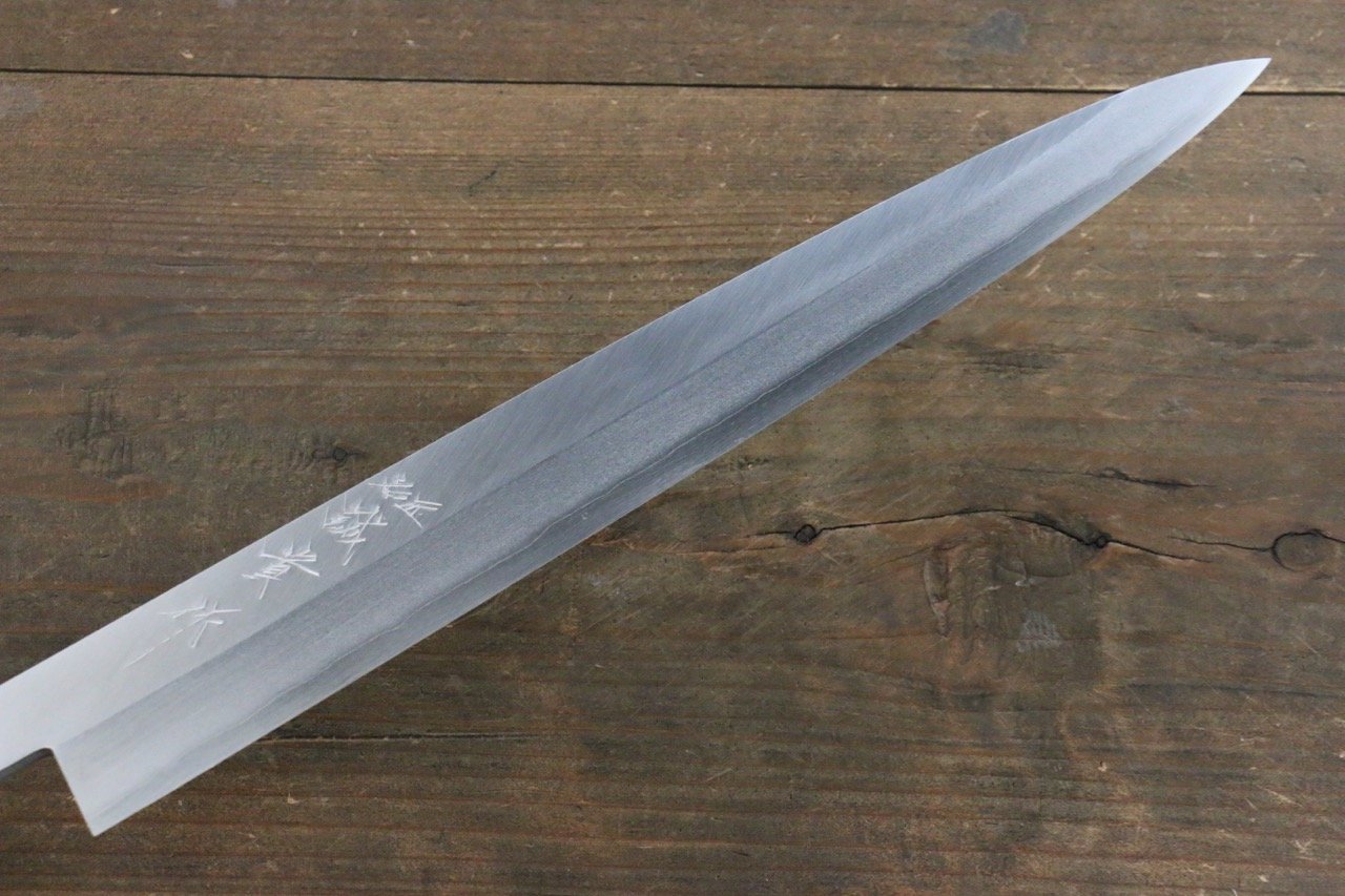 Shigeki Tanaka Silver Steel No.3 Yanagiba 270mm Walnut Handle - Japanny - Best Japanese Knife