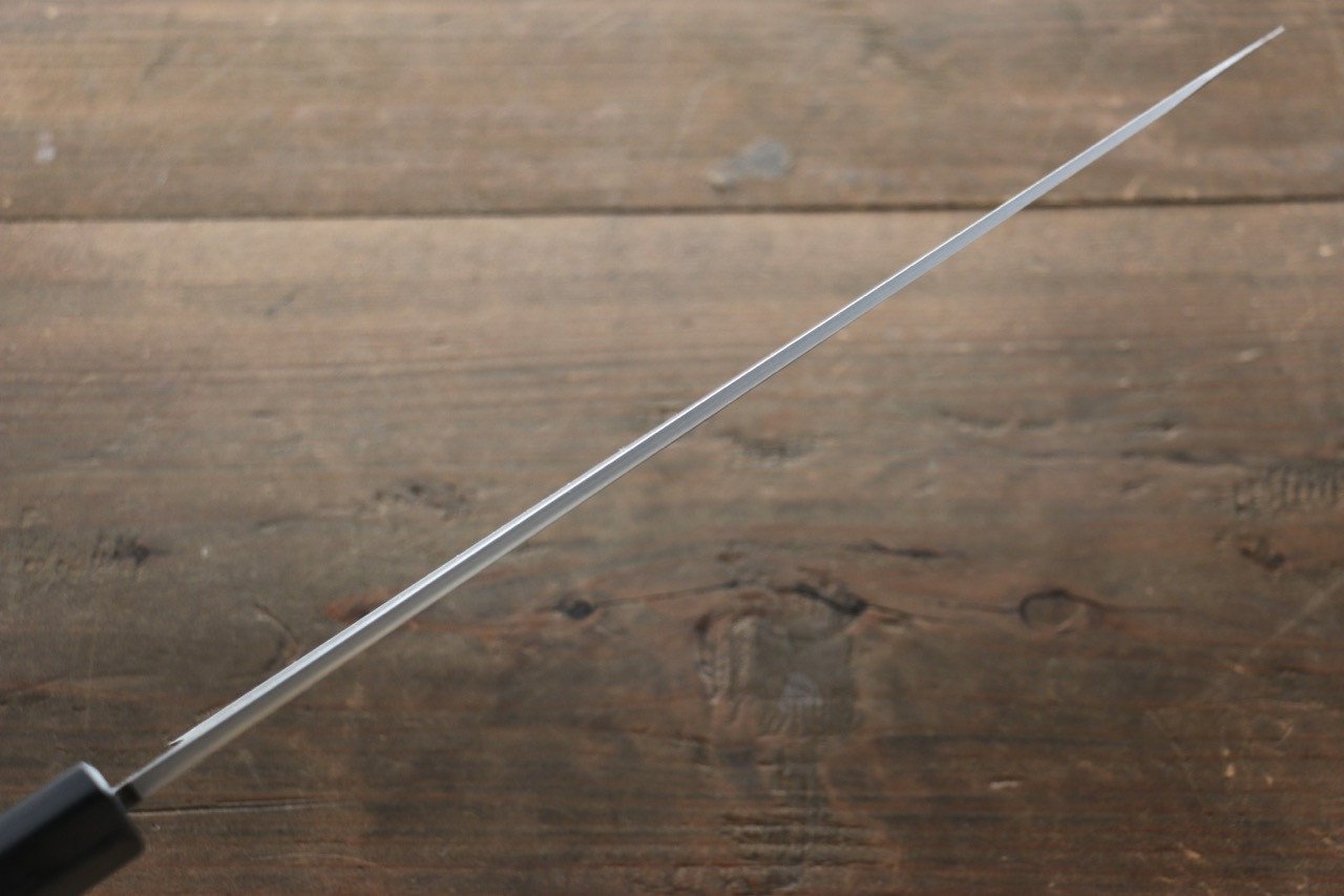 Hideo Kitaoka White Steel No.2 Damascus Kiritsuke Yanagiba 270mm Shitan Handle - Japanny - Best Japanese Knife