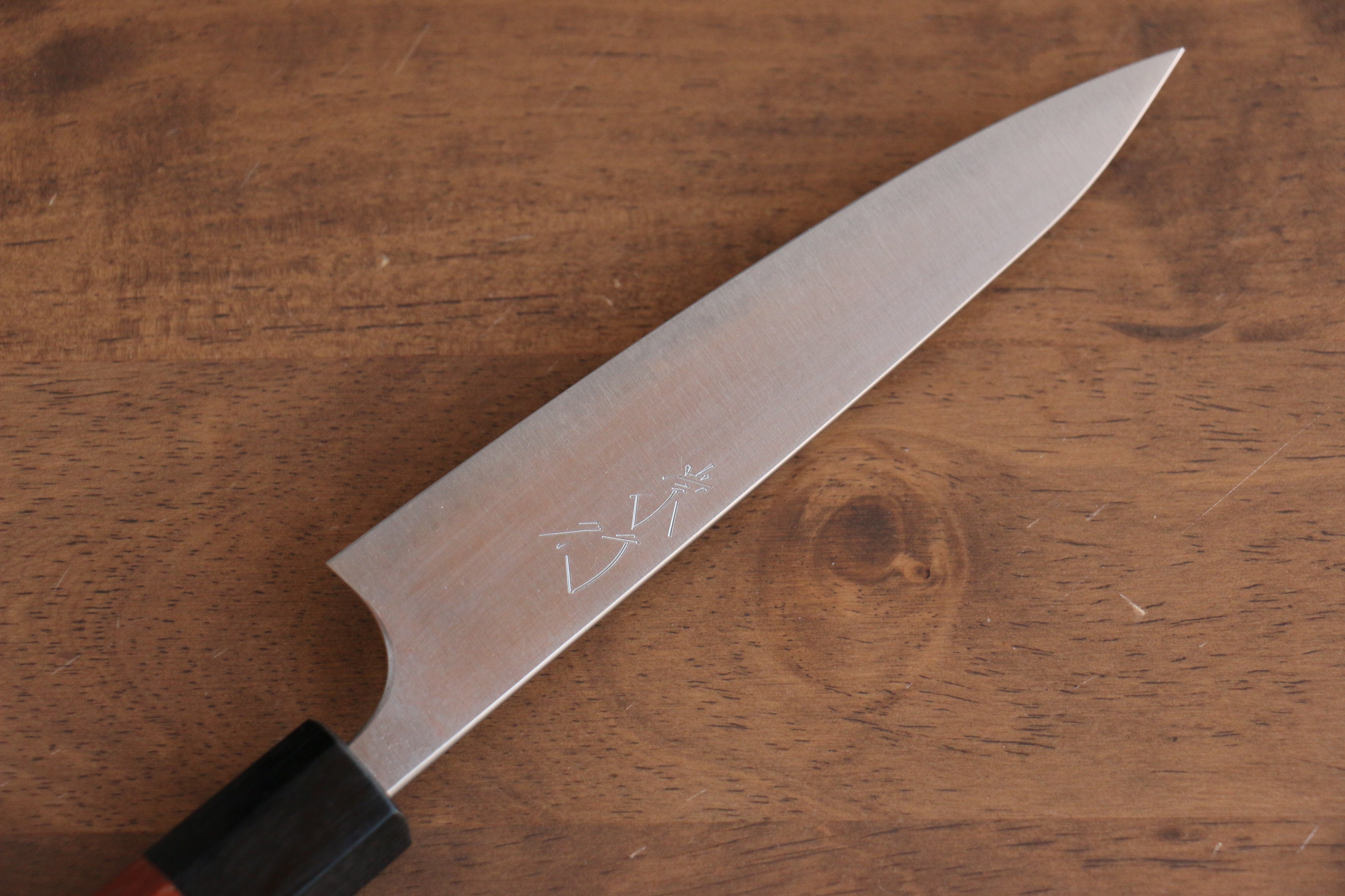 Shibata Takayuki Koutetsu Blue Super Petty-Utility  135mm Jarrah Handle - Japanny - Best Japanese Knife