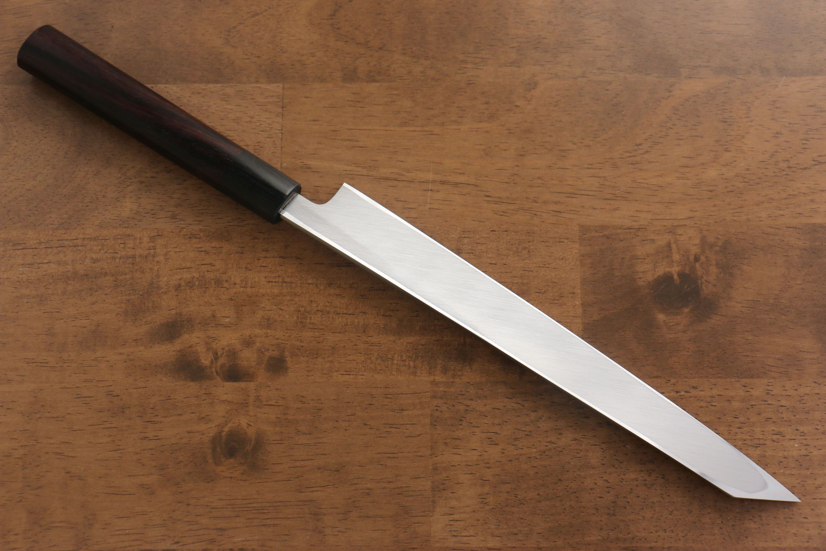 Jikko White Steel No.2 Kiritsuke Yanagiba  240mm Shitan Handle - Japanny - Best Japanese Knife