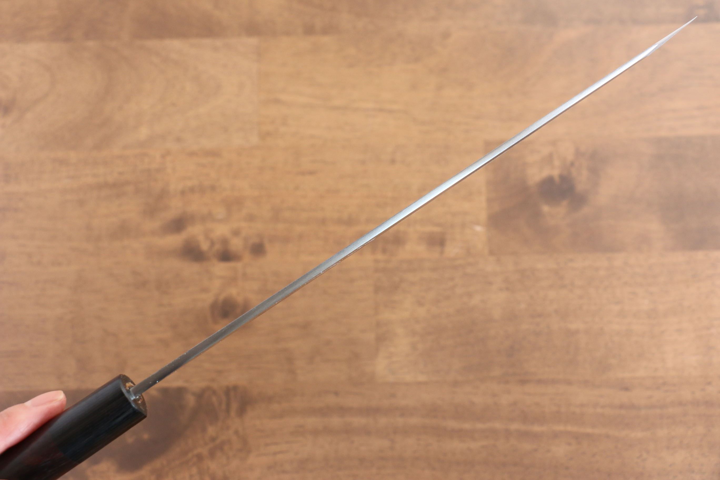 Jikko White Steel No.2 Kiritsuke Yanagiba  240mm Shitan Handle - Japanny - Best Japanese Knife