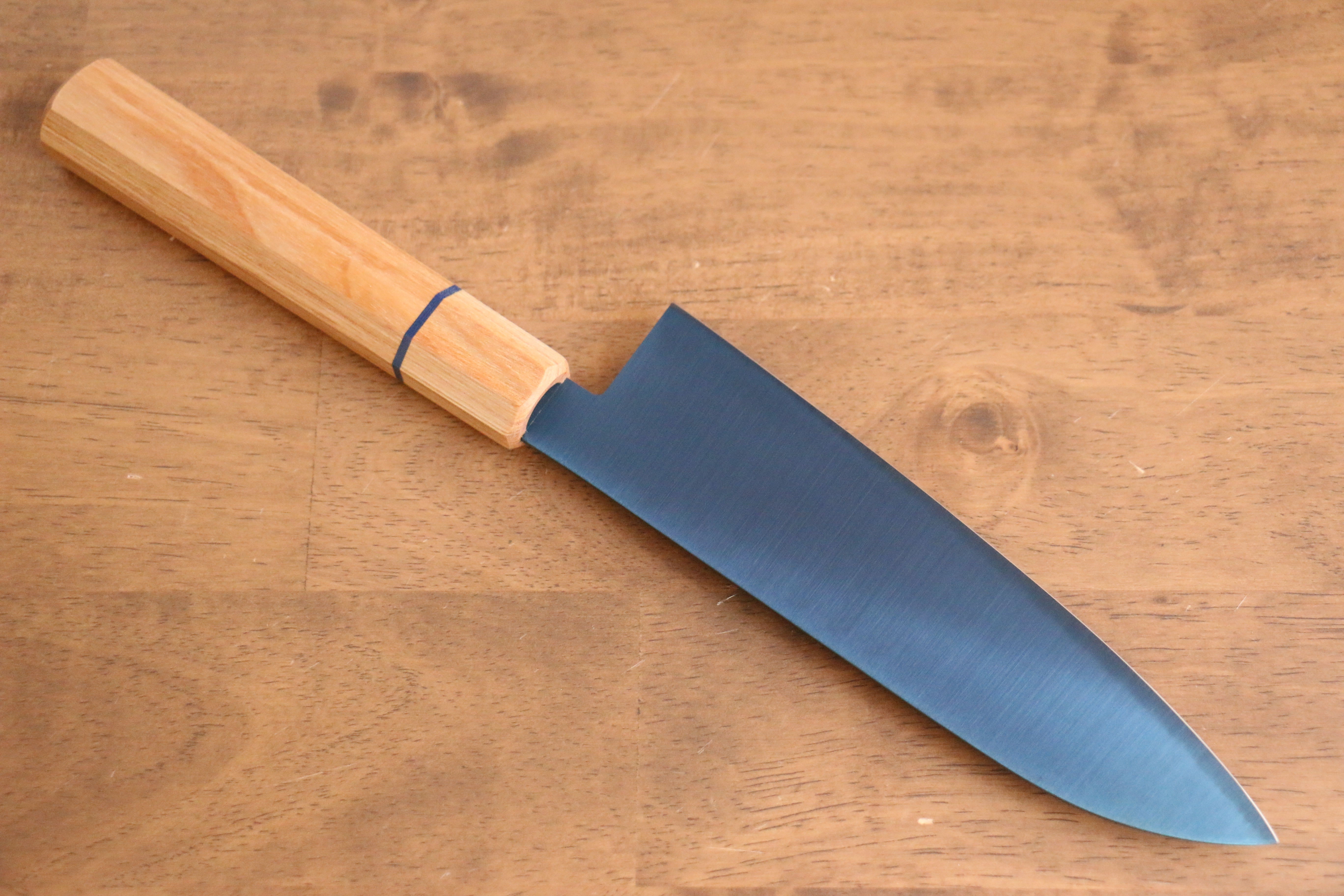 Seisuke SK-85 Ion plating Santoku 180mm White wood Handle - Japanny - Best Japanese Knife