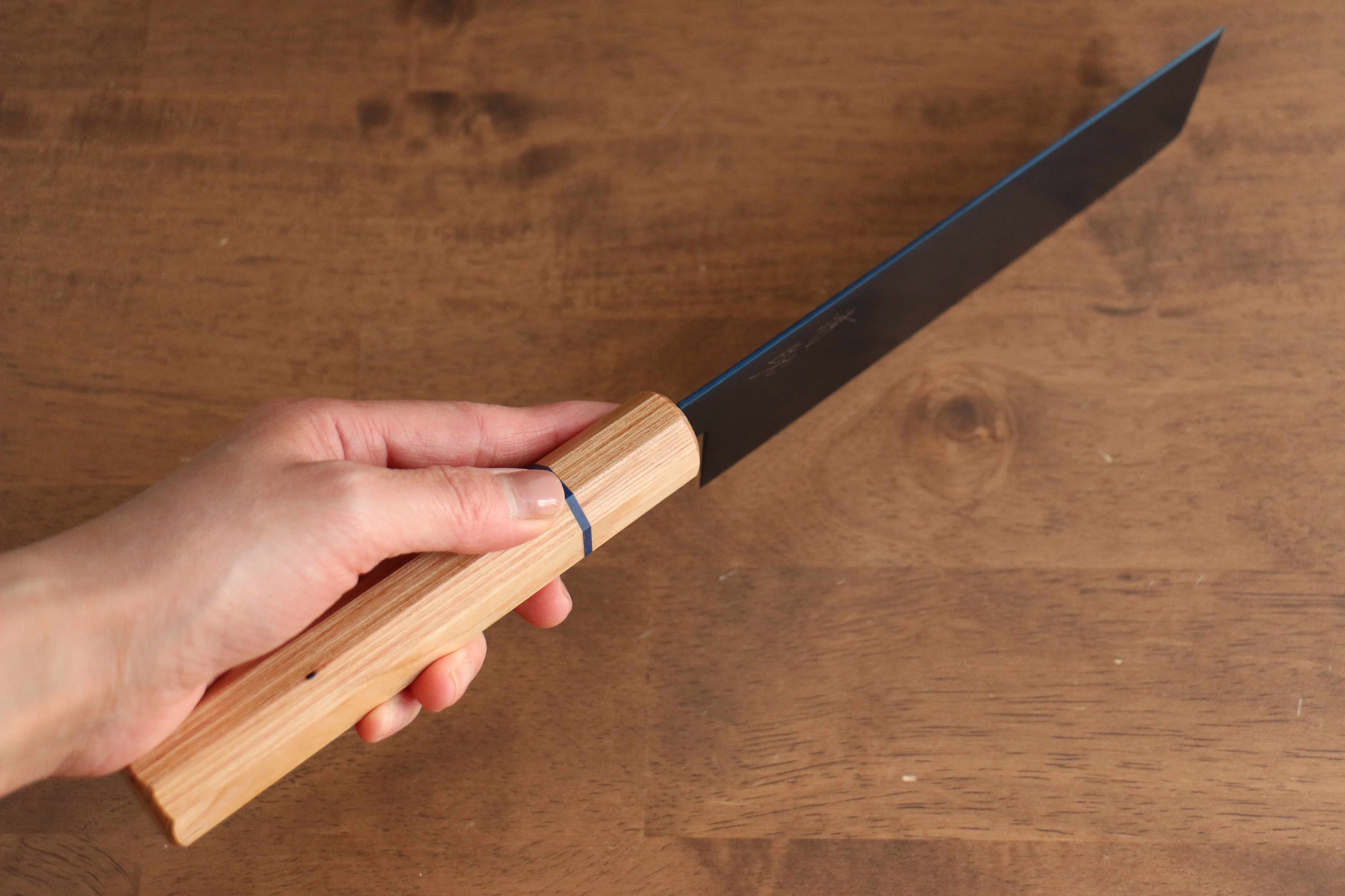 Seisuke SK-85 Ion plating Nakiri 175mm White wood Handle - Japanny - Best Japanese Knife
