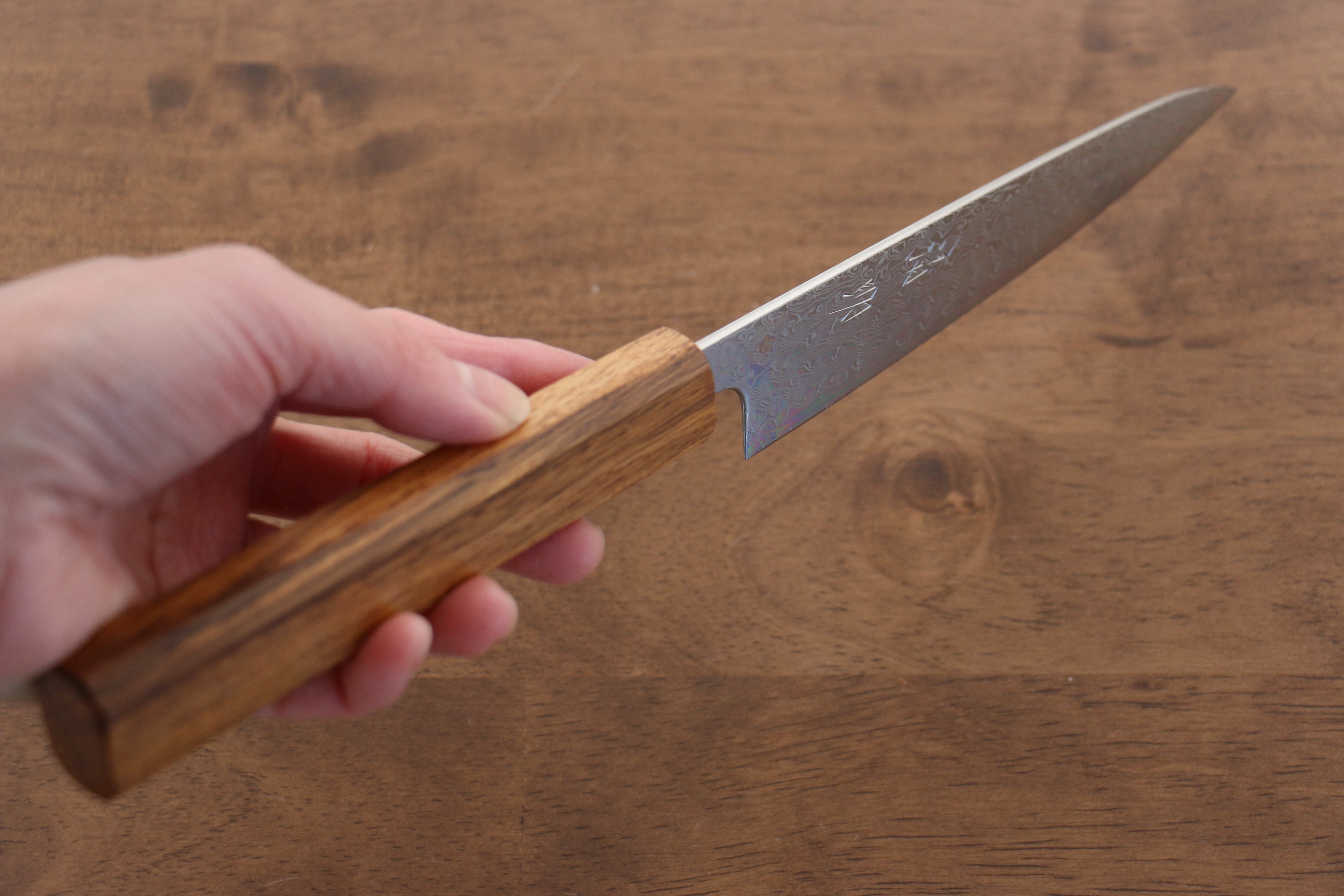 Seisuke SLD 49 Layer Damascus Petty-Utility 135mm - Japanny - Best Japanese Knife