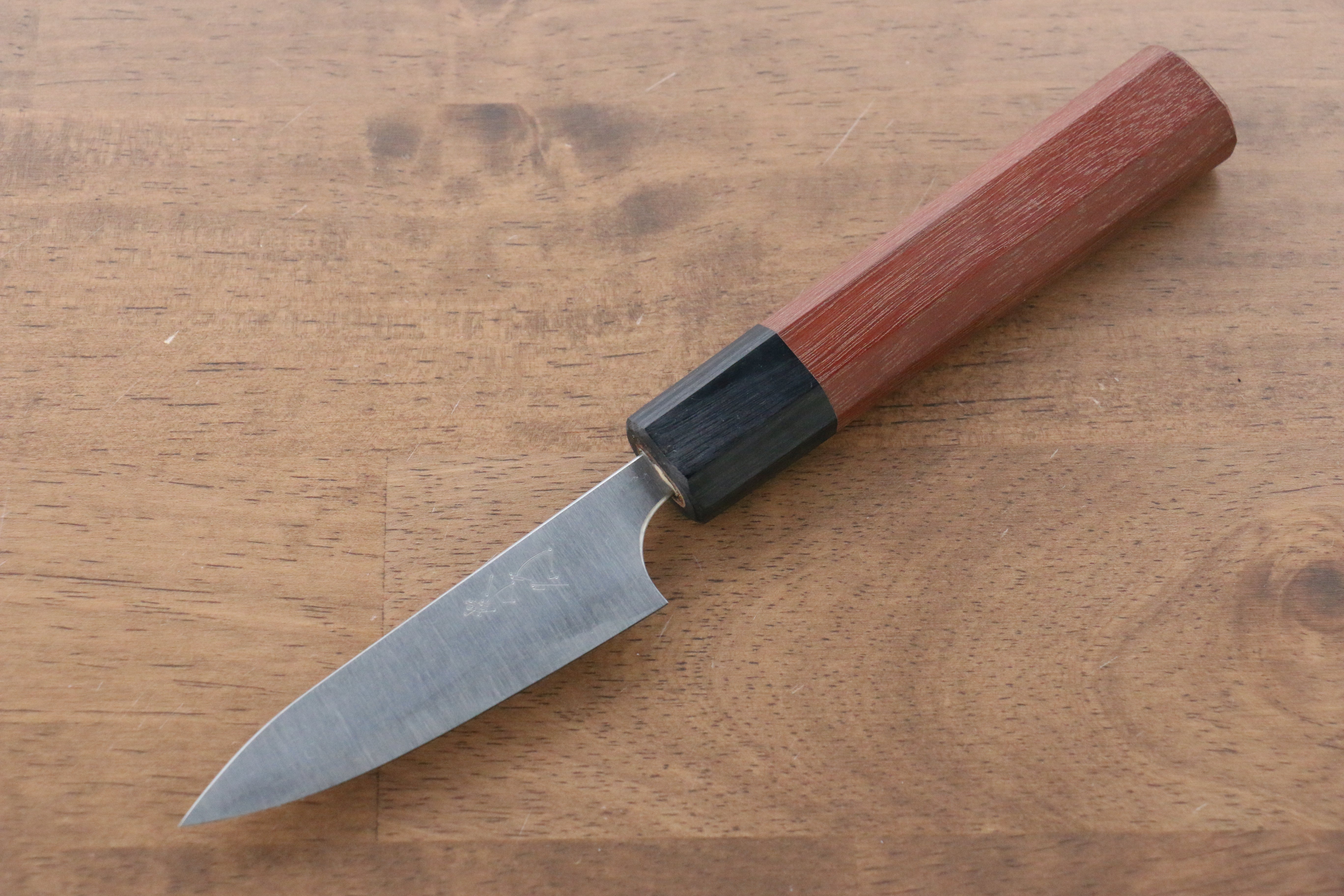 Shibata Takayuki Koutetsu Blue Super Petty-Utility  80mm Jarrah Handle - Japanny - Best Japanese Knife