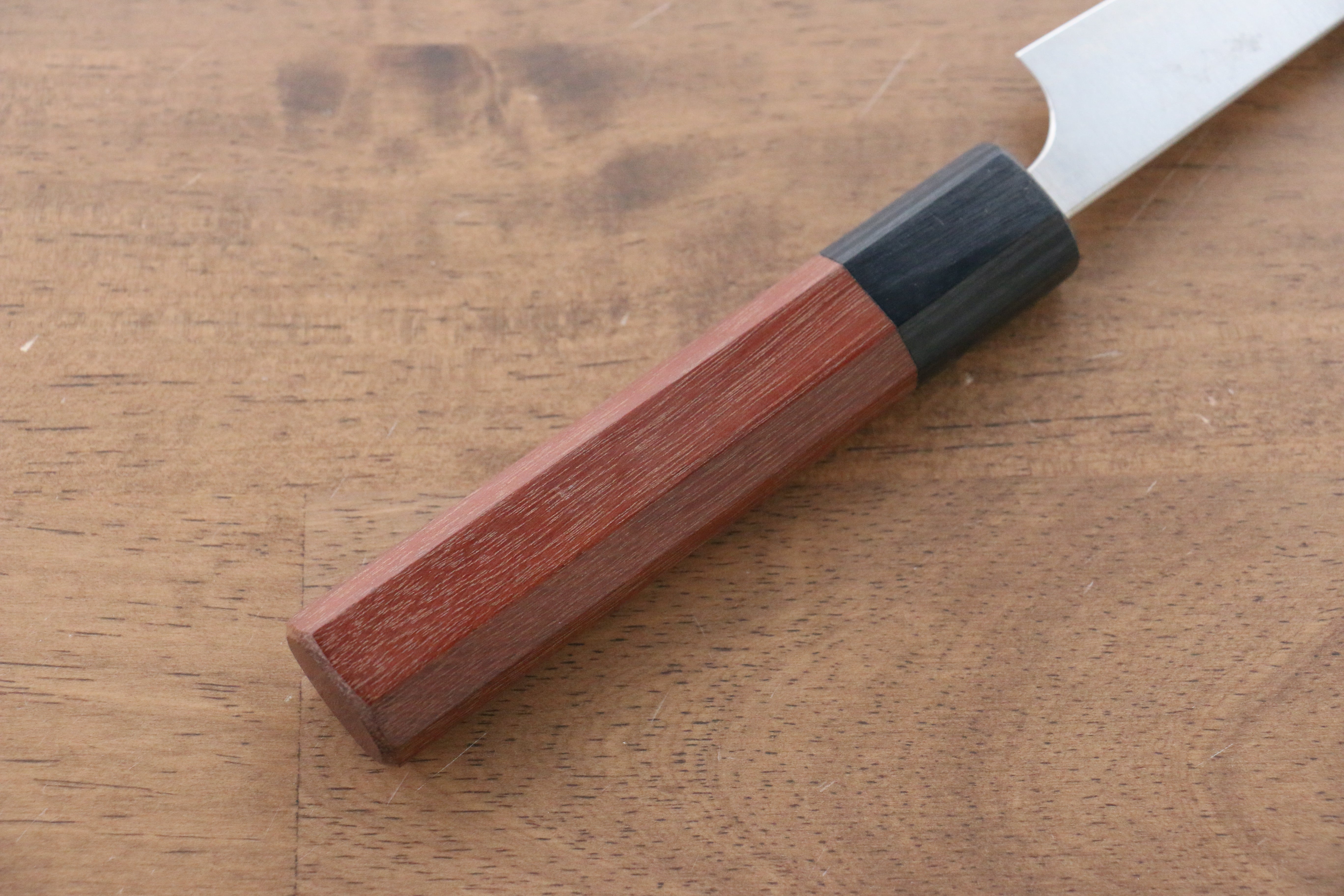 Shibata Takayuki Koutetsu Blue Super Petty-Utility  80mm Jarrah Handle - Japanny - Best Japanese Knife