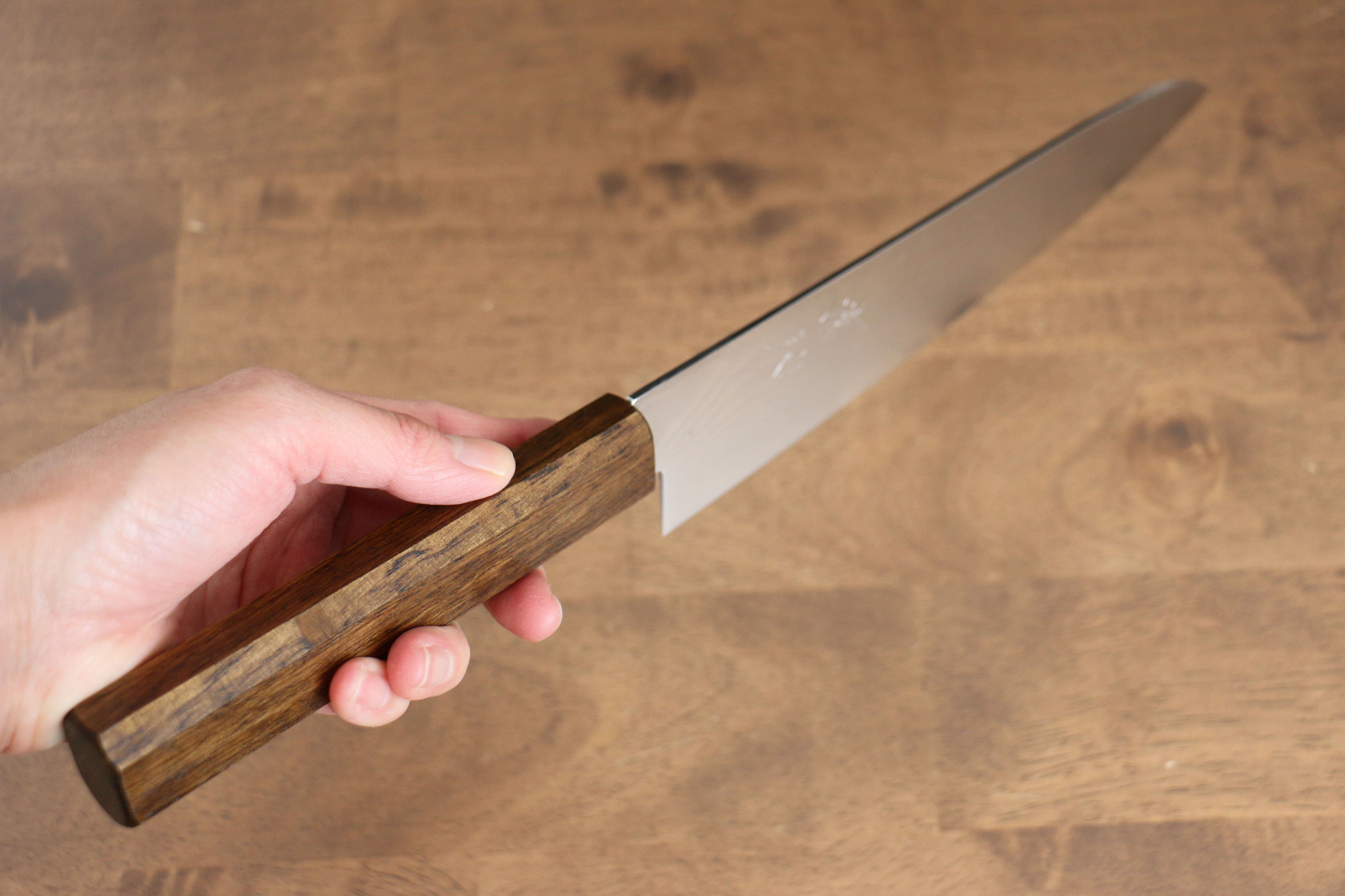 Seisuke VG10 63 Layer Damascus Gyuto 210mm Oak Handle - Japanny - Best Japanese Knife