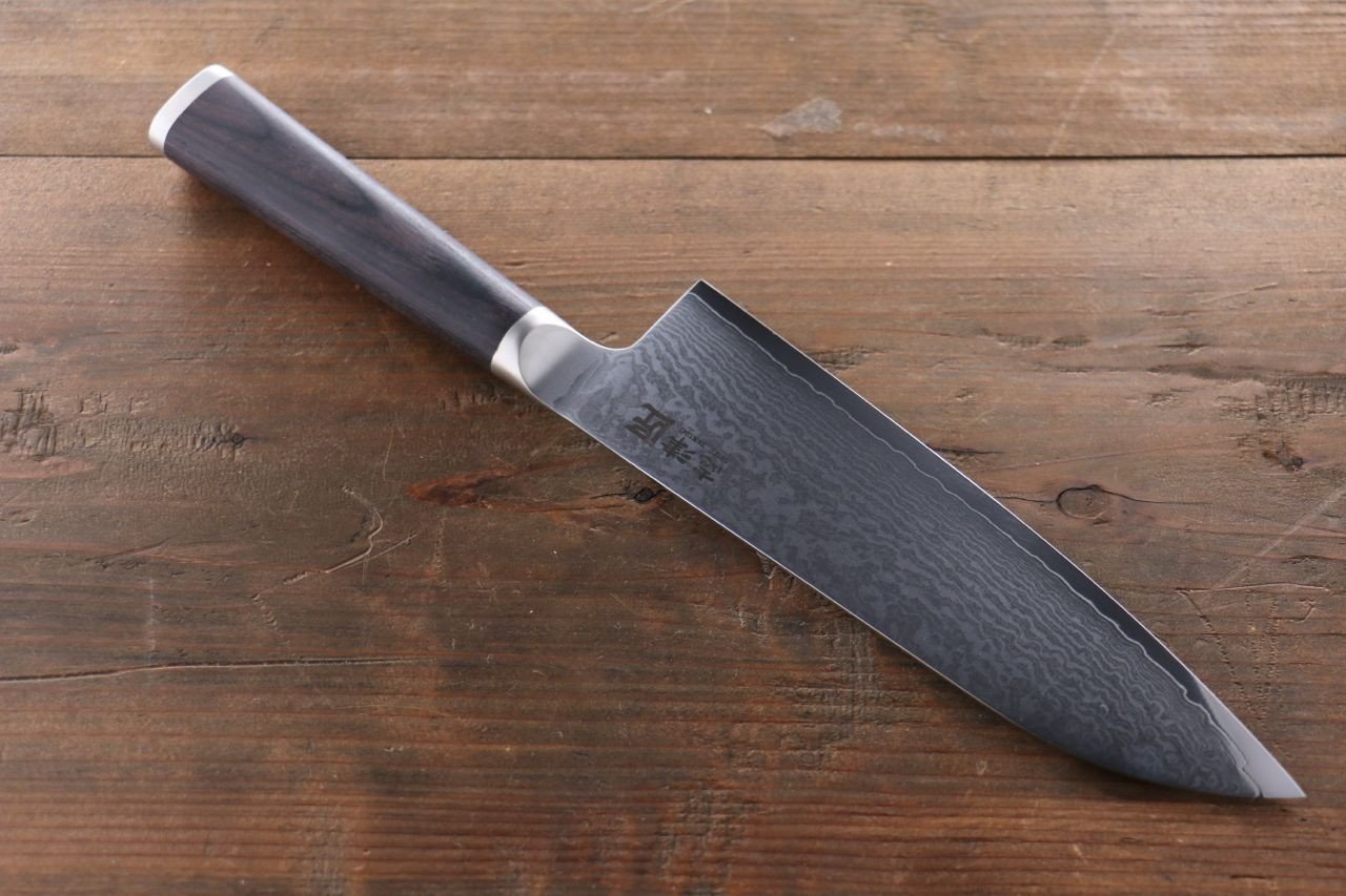 Miyako AUS8 33 Layer Damascus Santoku 180mm (Super Deal) - Japanny - Best Japanese Knife
