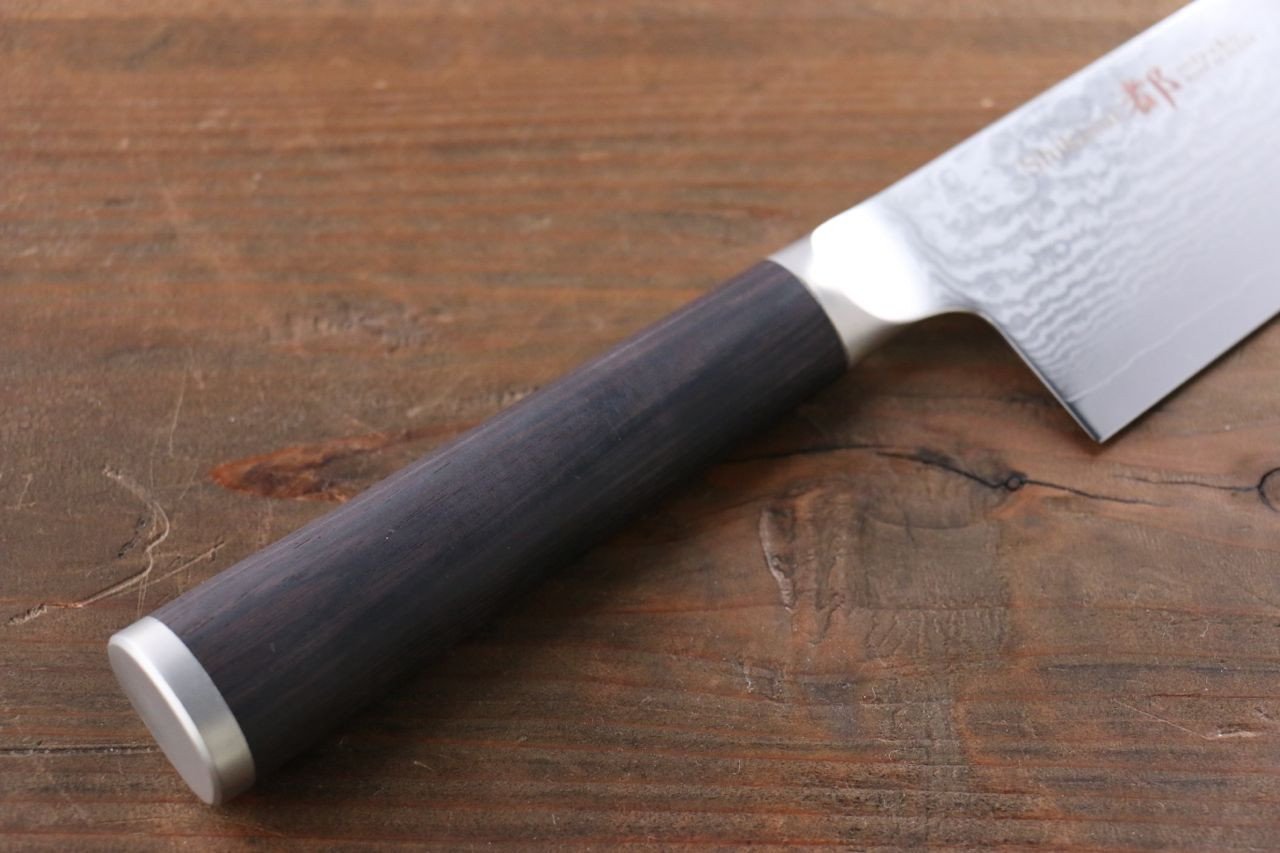 Miyako AUS8 33 Layer Damascus Santoku 180mm (Super Deal) - Japanny - Best Japanese Knife