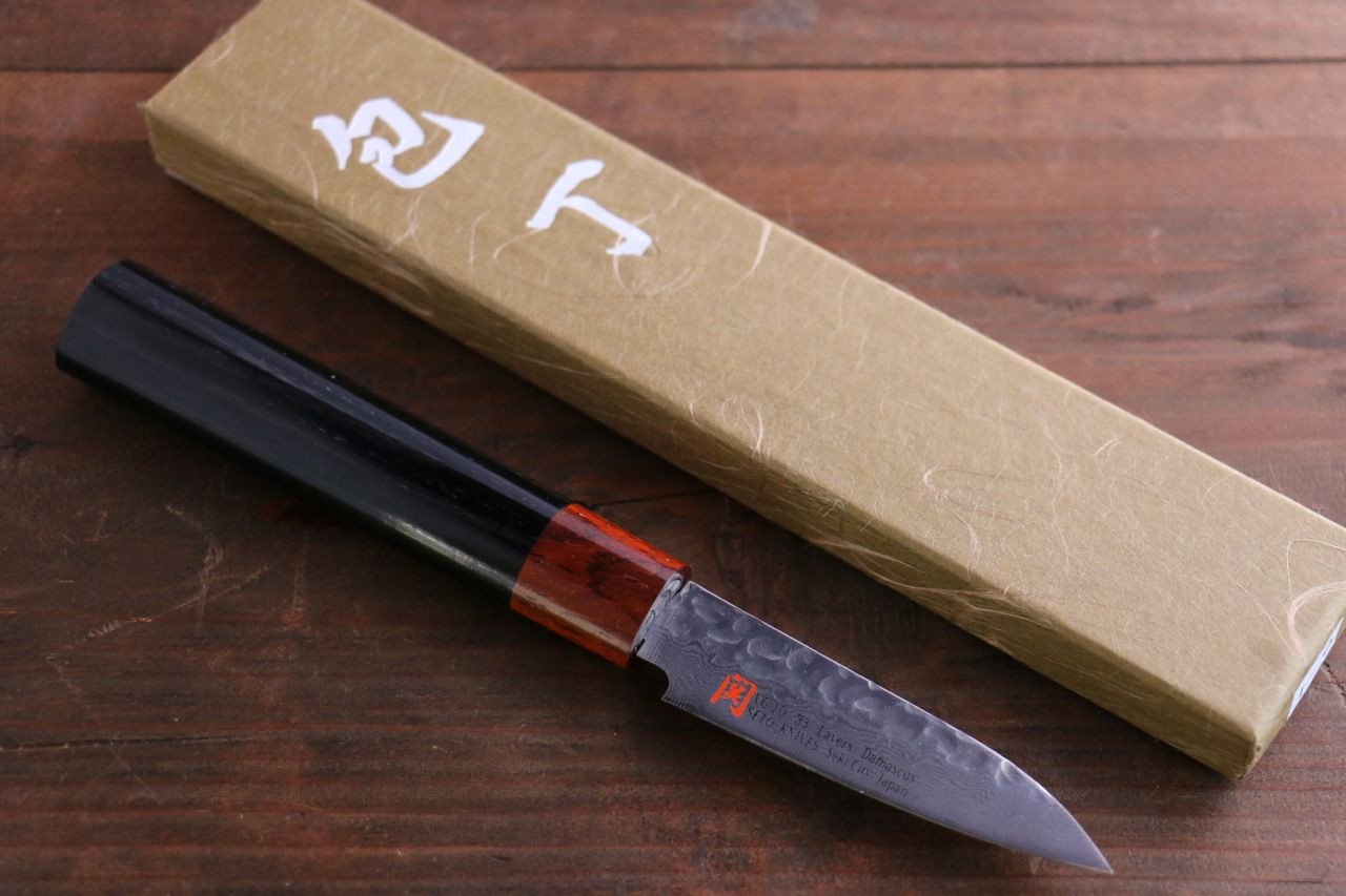 Iseya VG10 Damascus Paring 76mm - Japanny - Best Japanese Knife