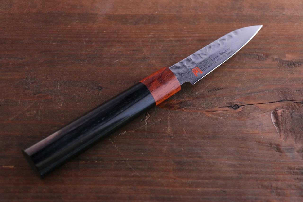 Iseya VG10 Damascus Paring 76mm - Japanny - Best Japanese Knife